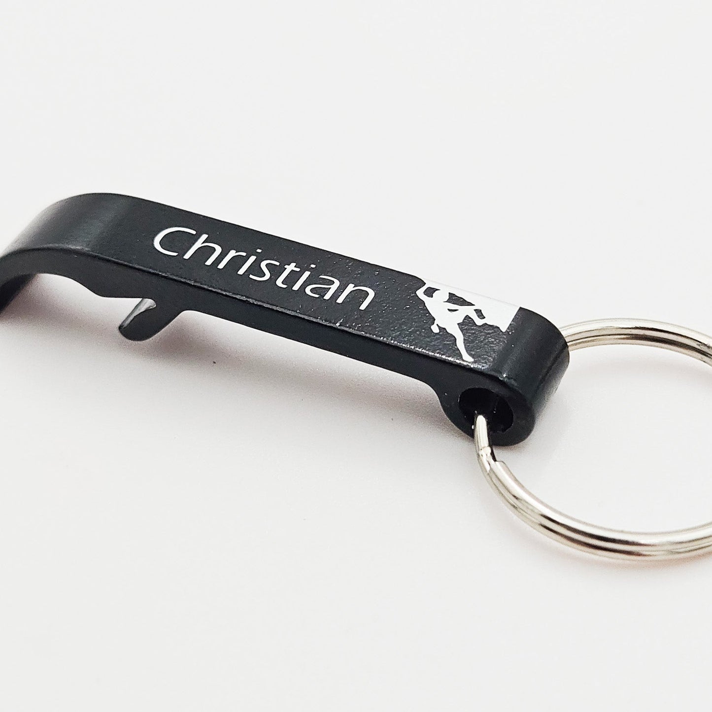 Flaschenöffner Schlüsselanhänger, personalisierbar