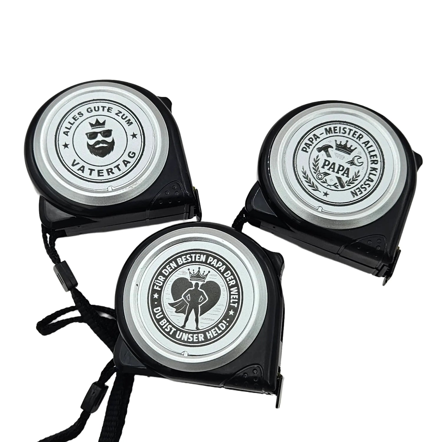 Rollmeter zum Vatertag Gravurös