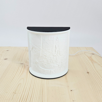 Personalisierbares 3D-Lithophan mit LED – Dein Foto als leuchtendes Weihnachtsgeschenk